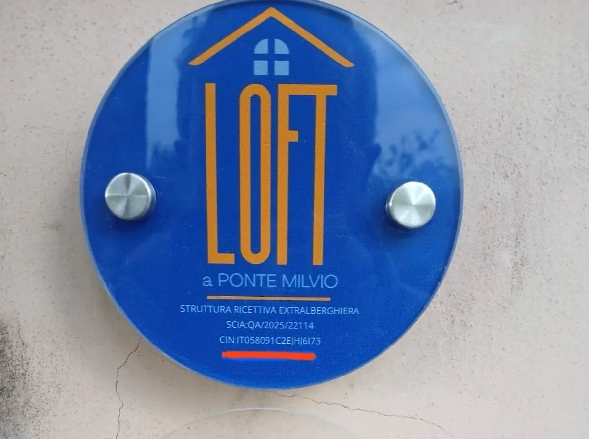 Loft At Ponte Milvio Lägenhet Rom